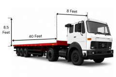 40 Feet Trailer (One-Way) truck